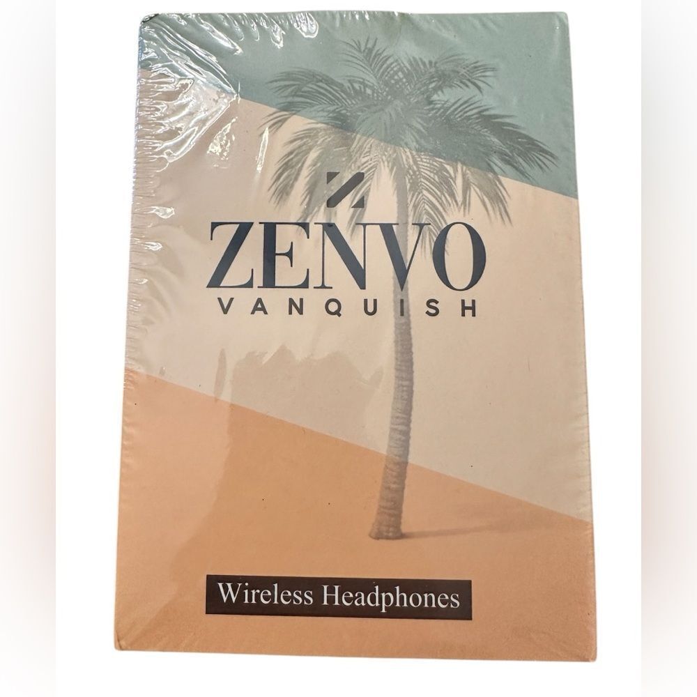 Zenvo Vanquish wireless headphones. White. Brand new in box